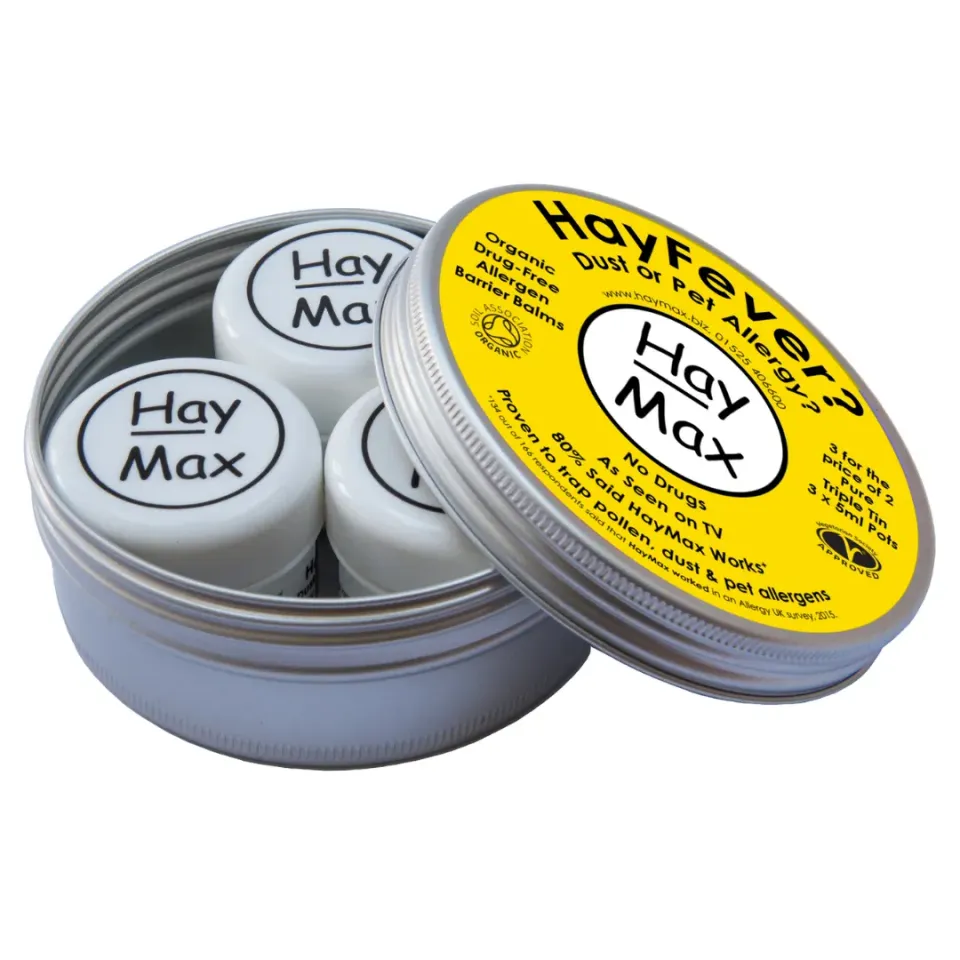 HayMax Pure allergibalsam 3 x 5 ml uparfymert