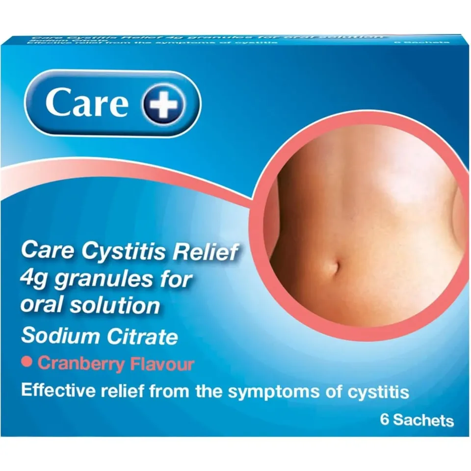 Care+ Cystitis Relief miksturpulver 6 poser blærekatarr