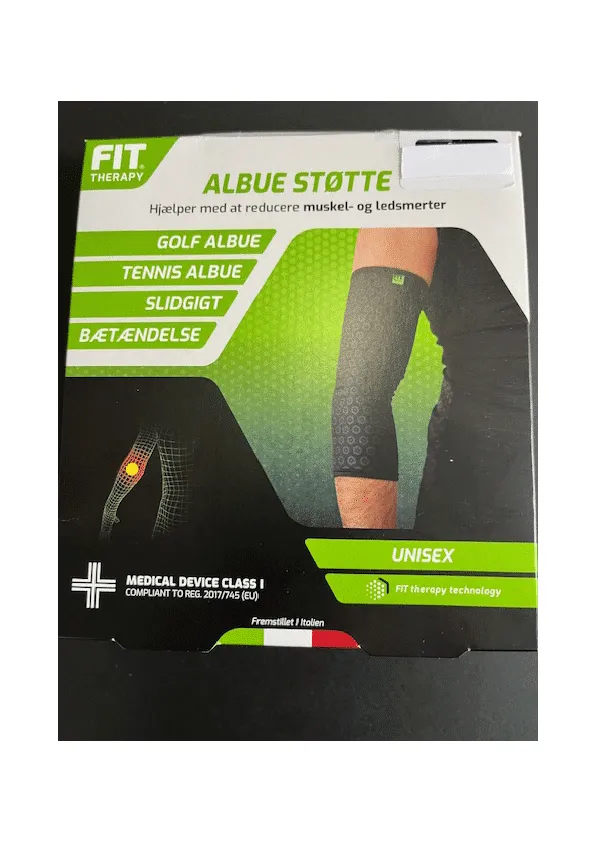 FIT Therapy Albuestøtte Støttebandasje Elastisk