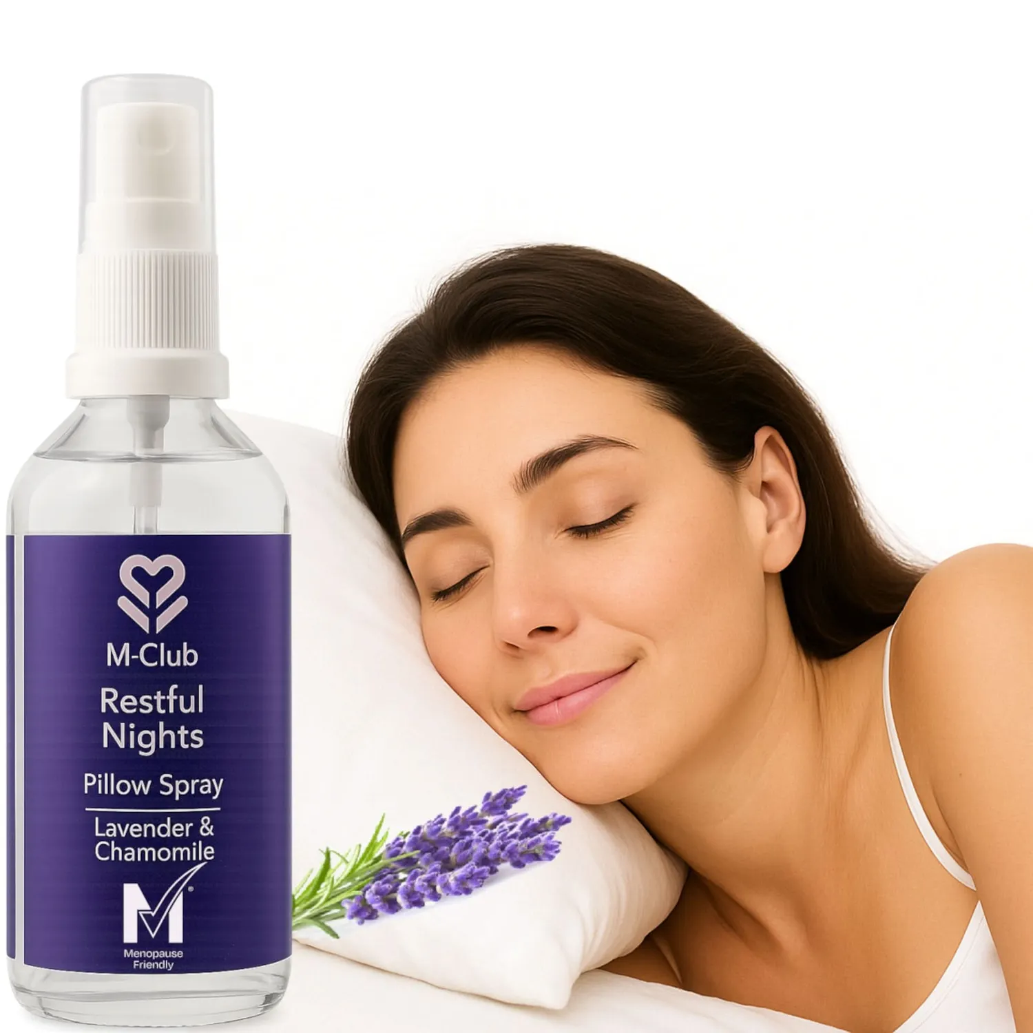 M-Club Restful Nights putspray 50 ml beroligende natteduft