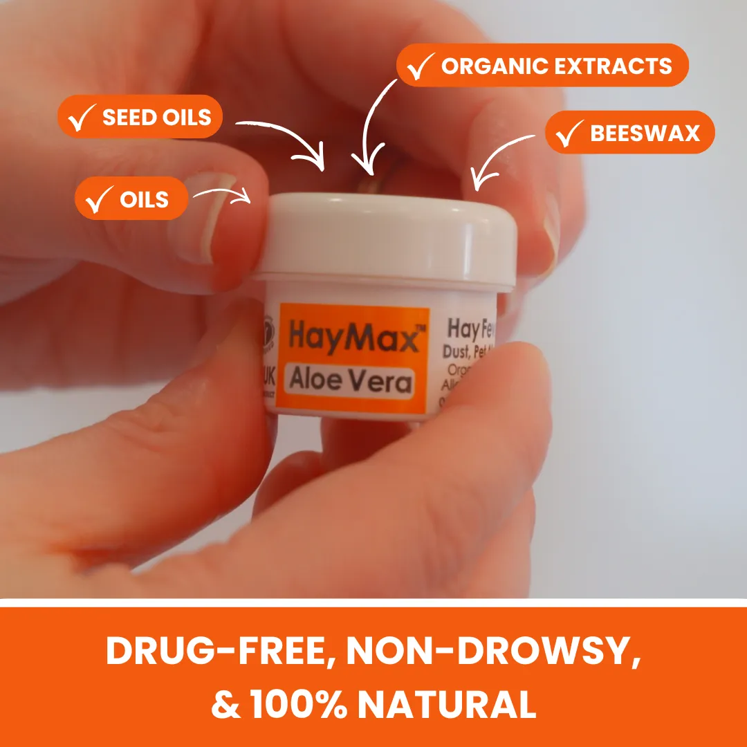 HayMax Aloe Vera allergibalsam 5 ml uten duft
