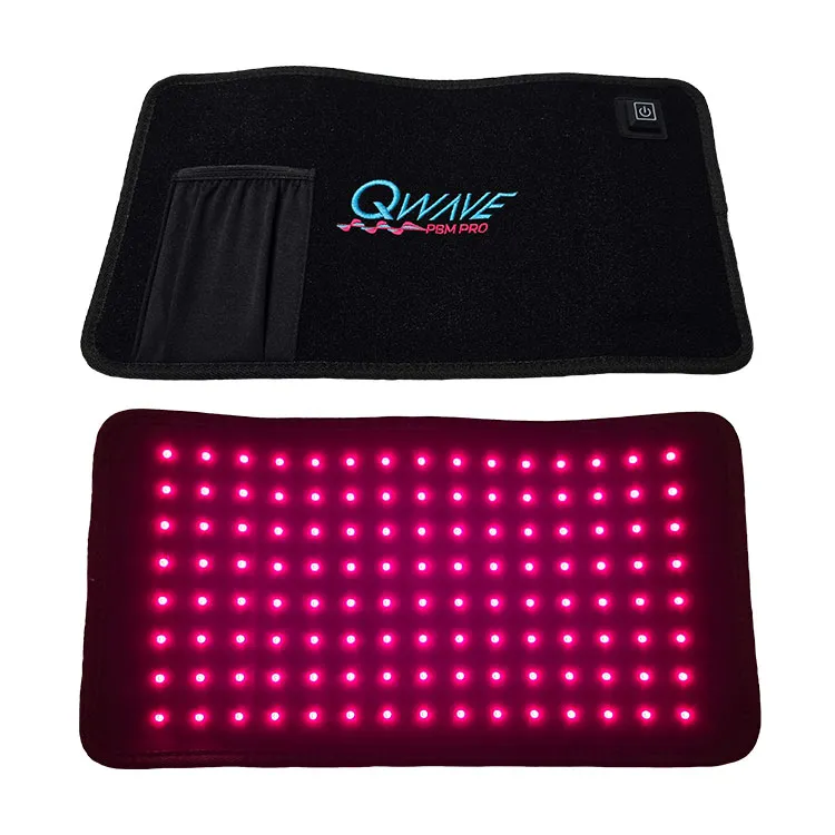 QWave PBM Pro LED Wrap stor 40x20 cm rødt lys rygg