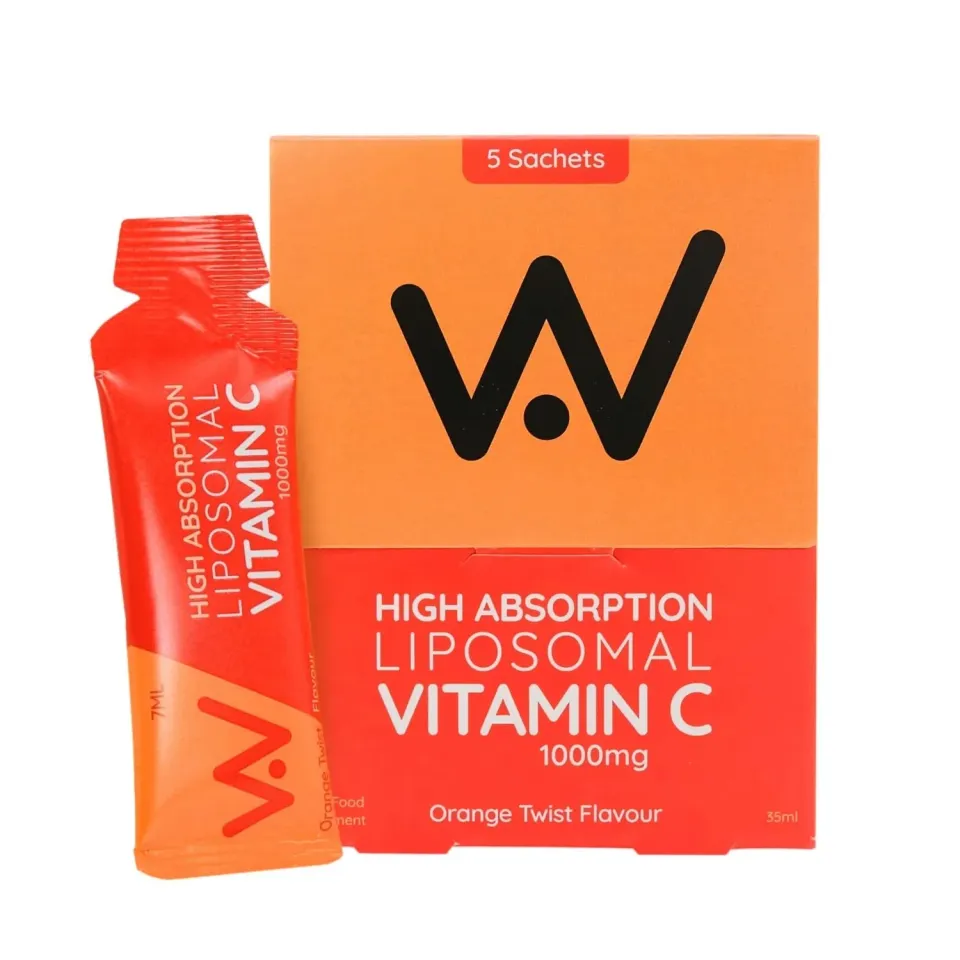 Well. Actually. Liposomal Vitamin C 1000mg pulver 5 poser appelsin