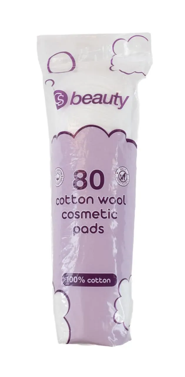 LloydsPharmacy CS Beauty bomullspads runde 80 stk