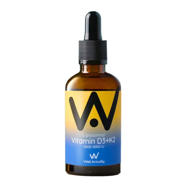 Well. Actually. Liposomal vitamin D3+K2 sitrus 60ml