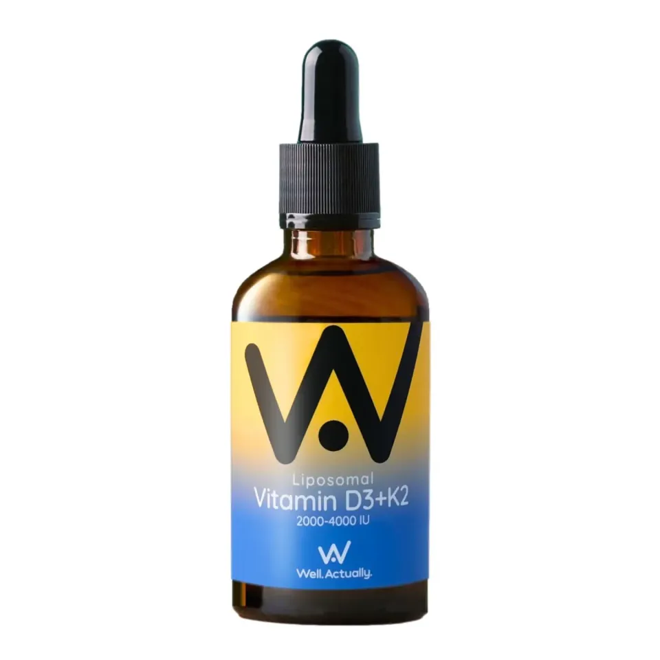 Well. Actually. Liposomal vitamin D3+K2 sitrus 60ml