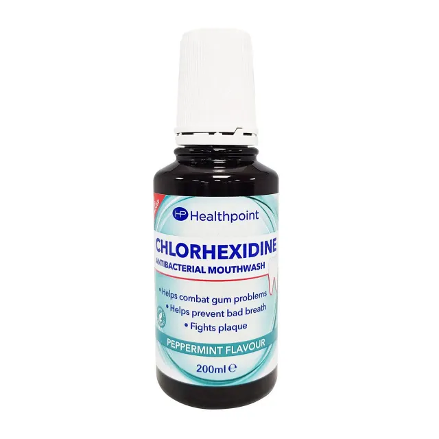 Healthpoint Klorheksidin munnskyll 200 ml peppermynte