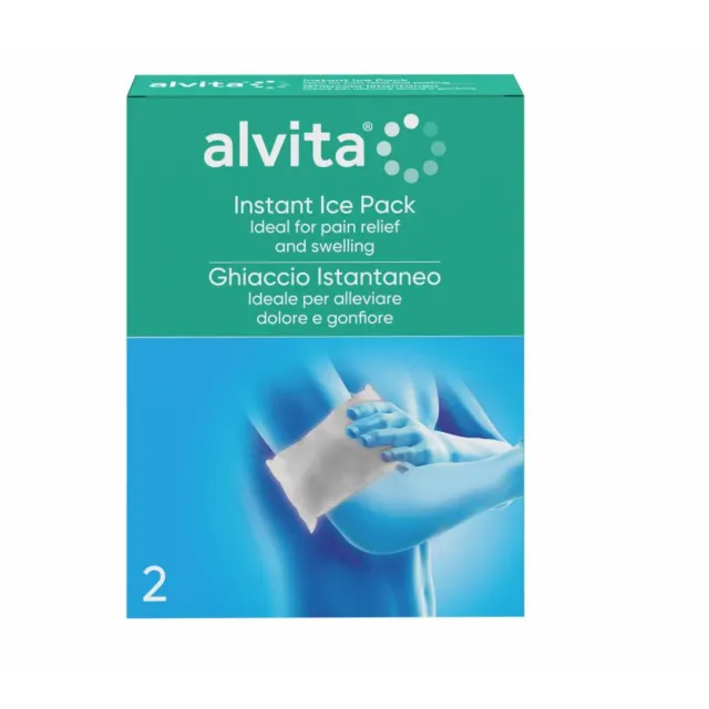Alvita First Aid Instant Ice ispose 2-pakning engangs