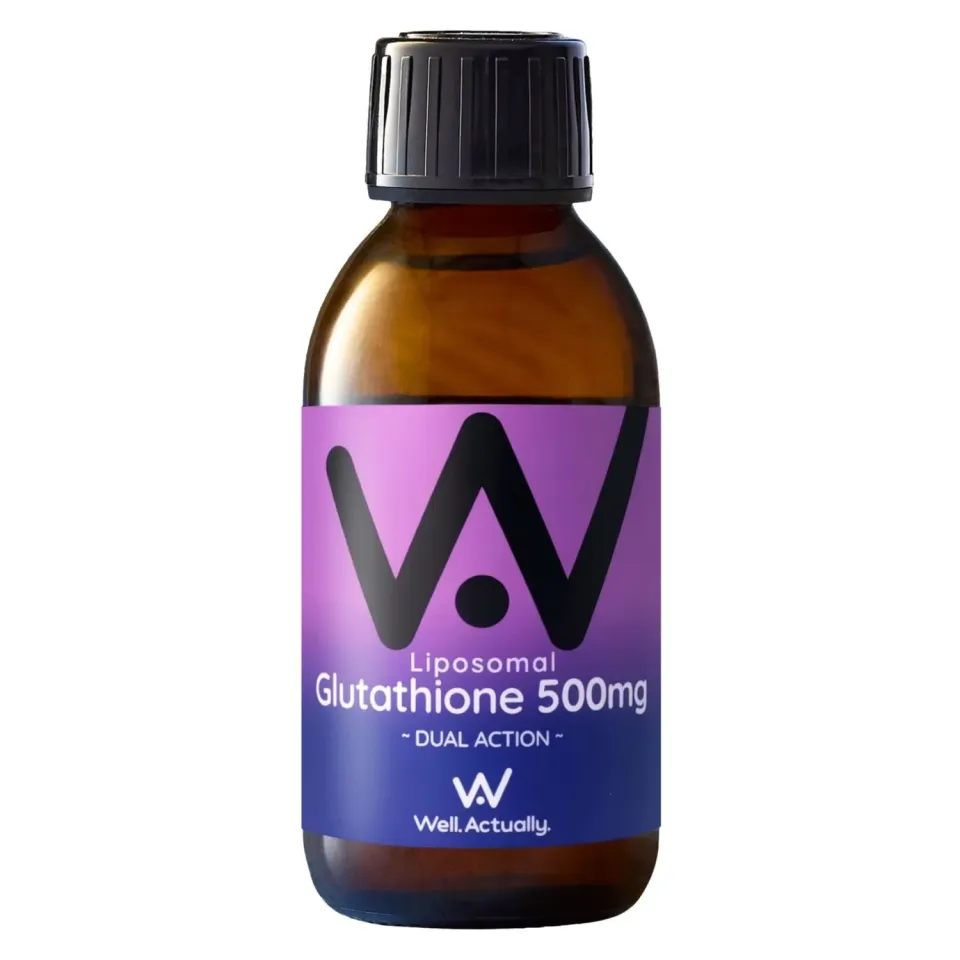 Well Actually Liposomal Glutathione kosttilskudd blåbær 150 ml