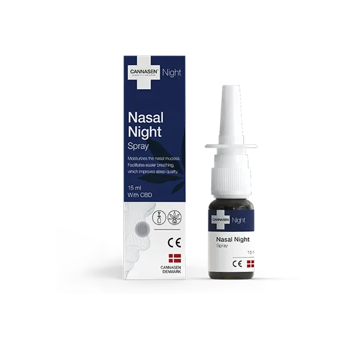 CANNASEN Nasal Spray Night nesespray natt