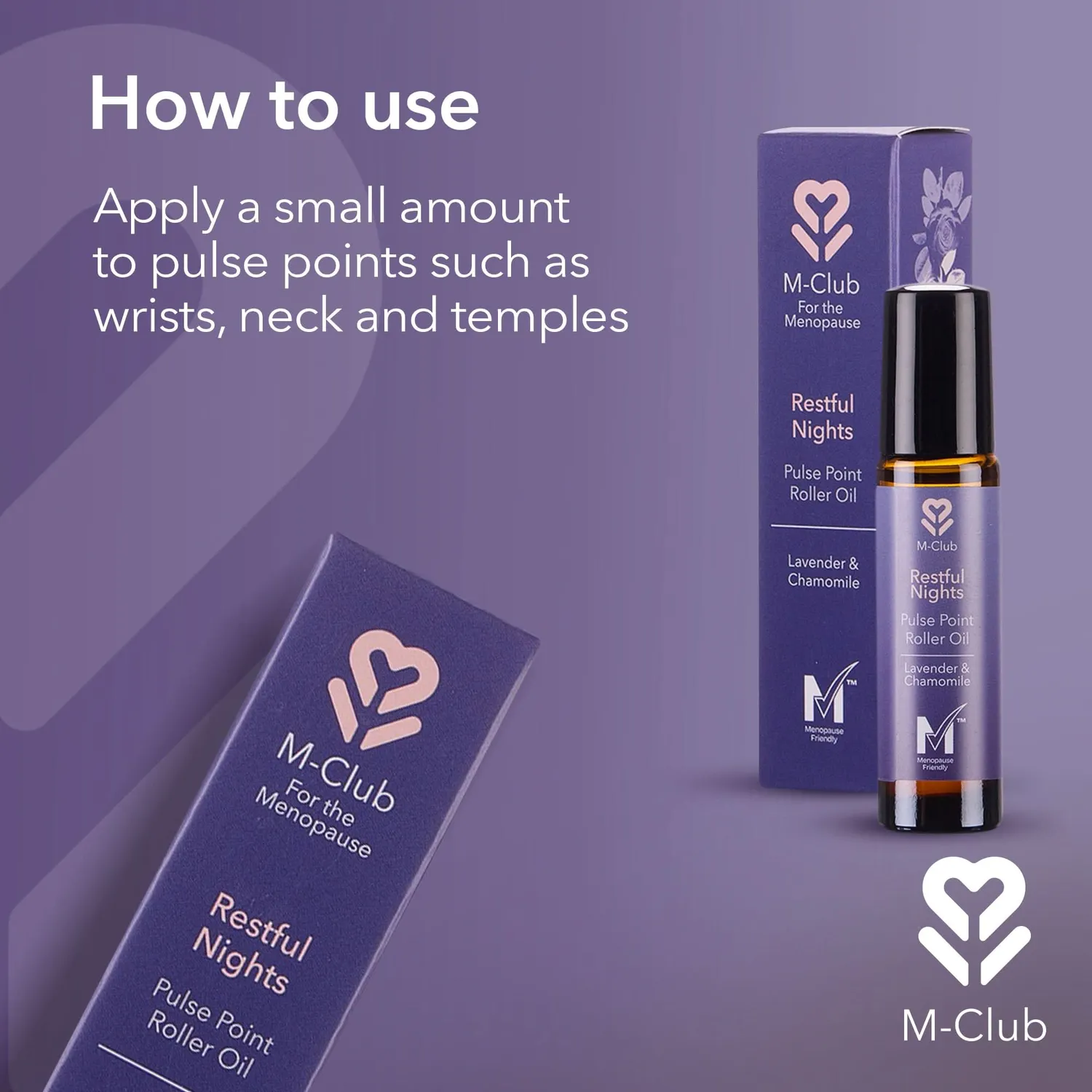 M-Club Restful Nights roll-on olje 8 ml søvn
