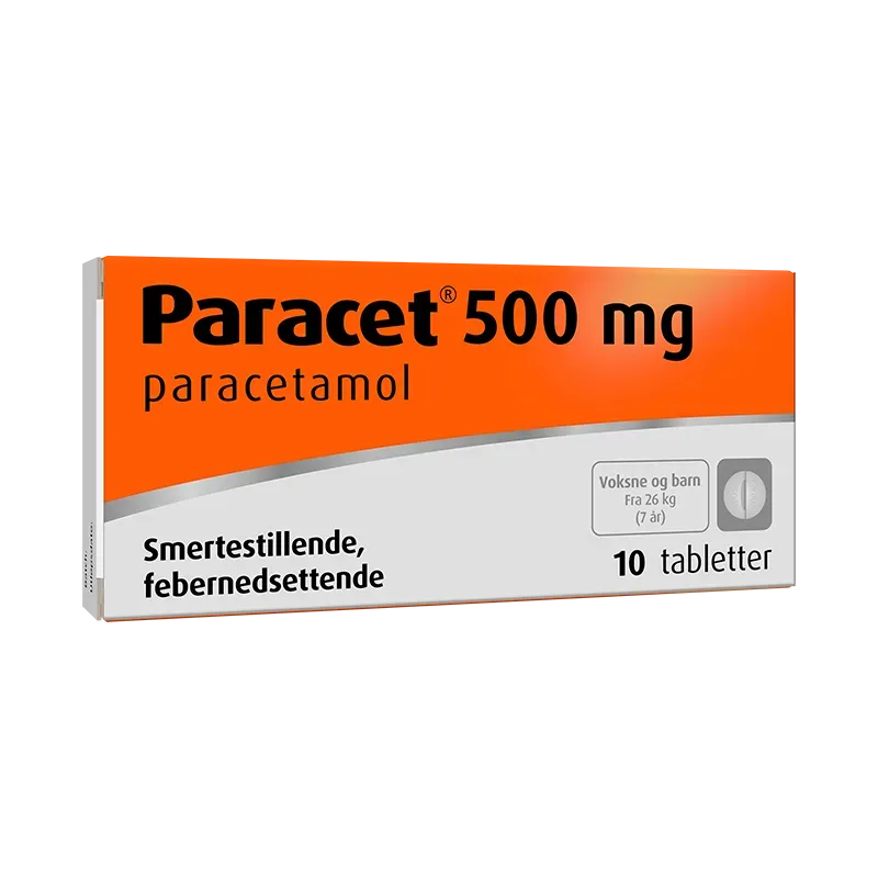 Paracetduo 500 mg tabletter rund delbar smertelindrende