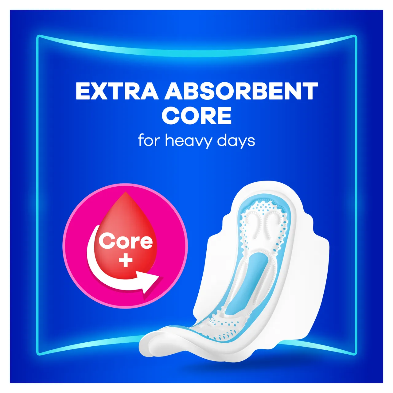 Always Maxi Classic Long sanitærbind med vinger 9 stk