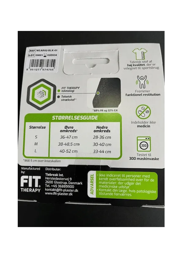 FIT Therapy Knestøtte Bandasje Elastisk