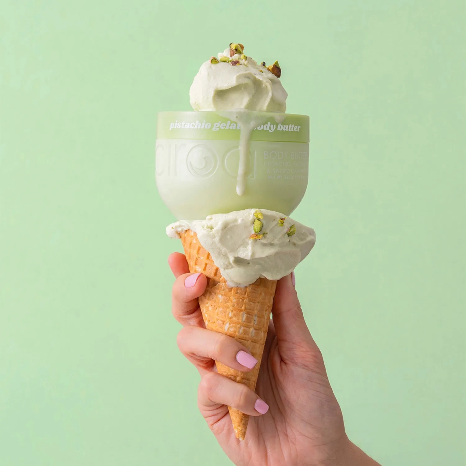 Ciroa Pistachio Gelato kroppssmør 265 g pistasjduft