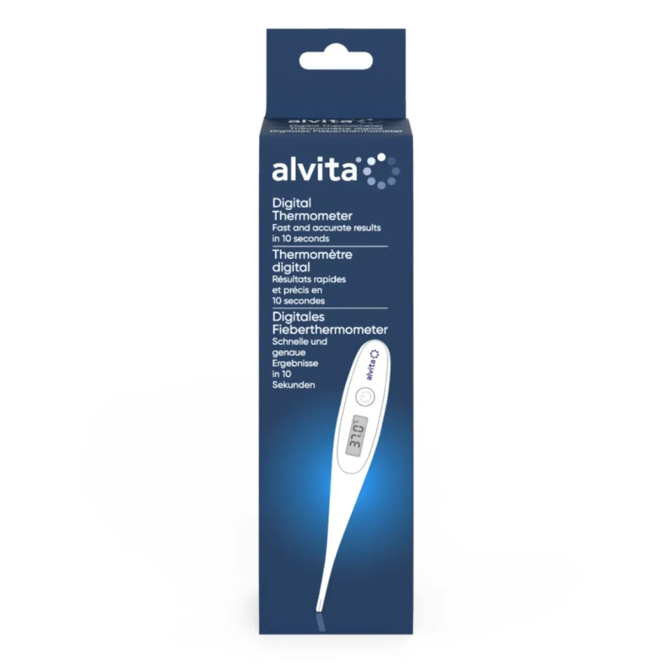 Alvita digitalt termometer febertermometer fleksibel tupp