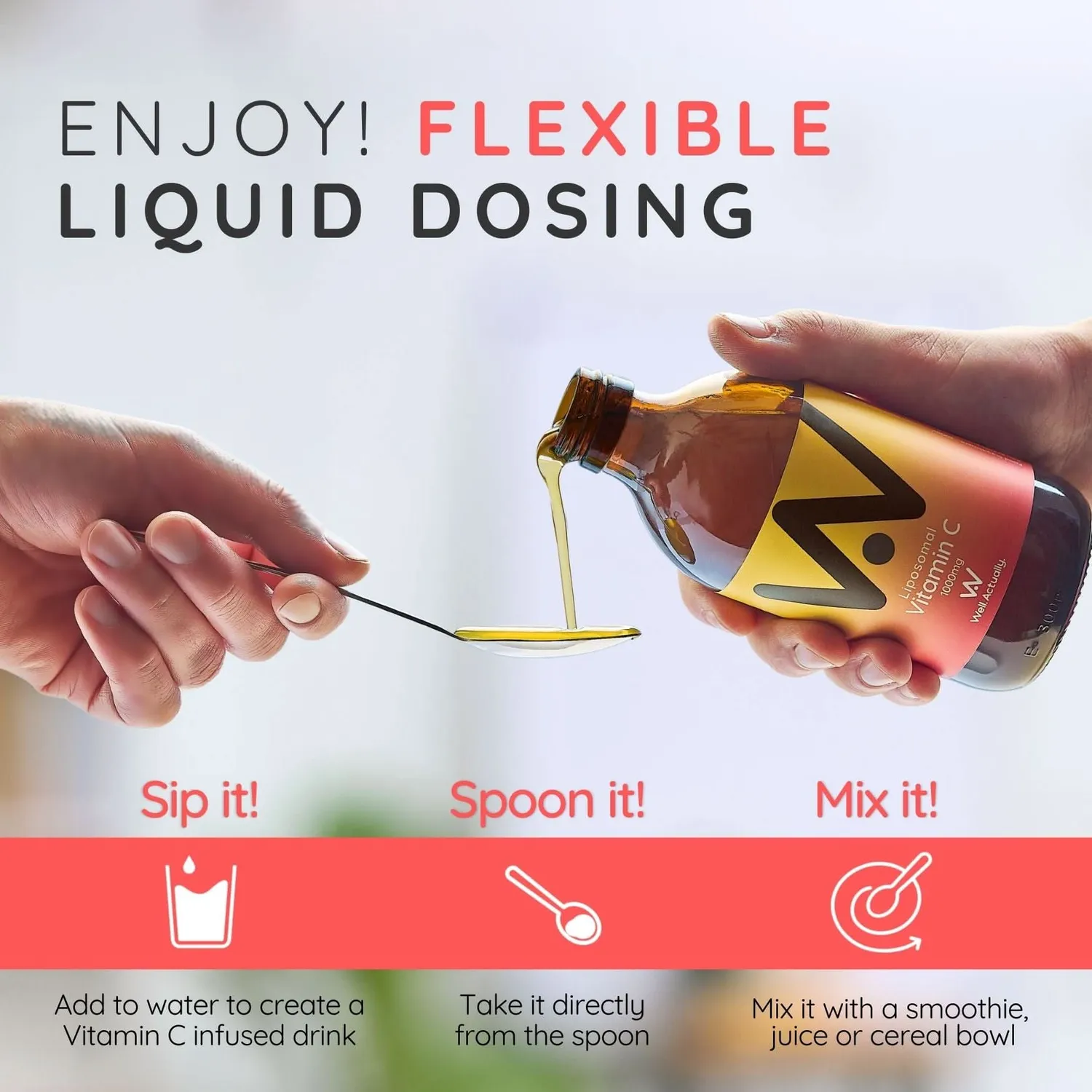 Well. Actually. Liposomal Vitamin C 1000 mg 250 ml frukt