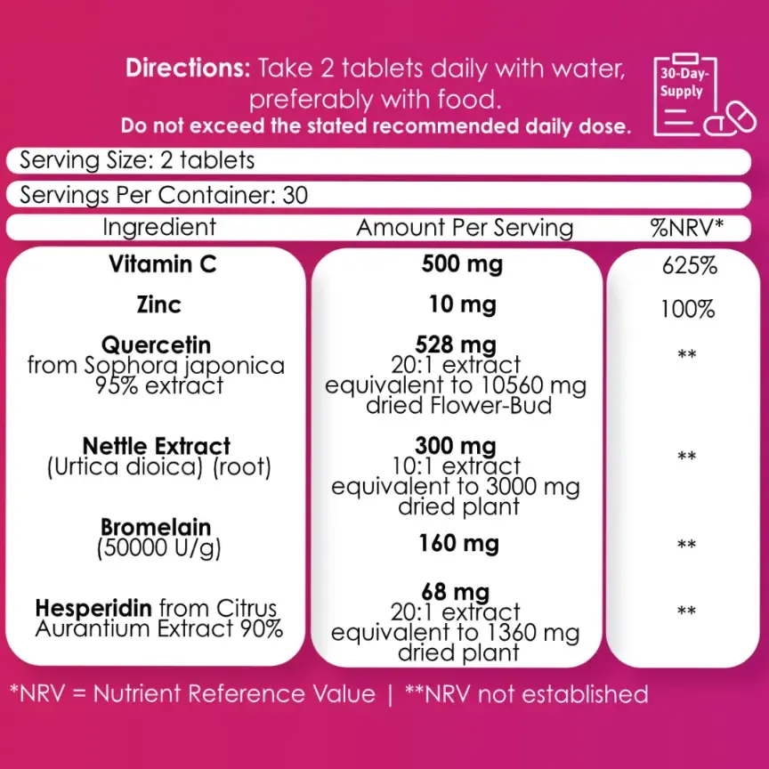 HayMax Clear Allergen Defence tabletter 60 stk