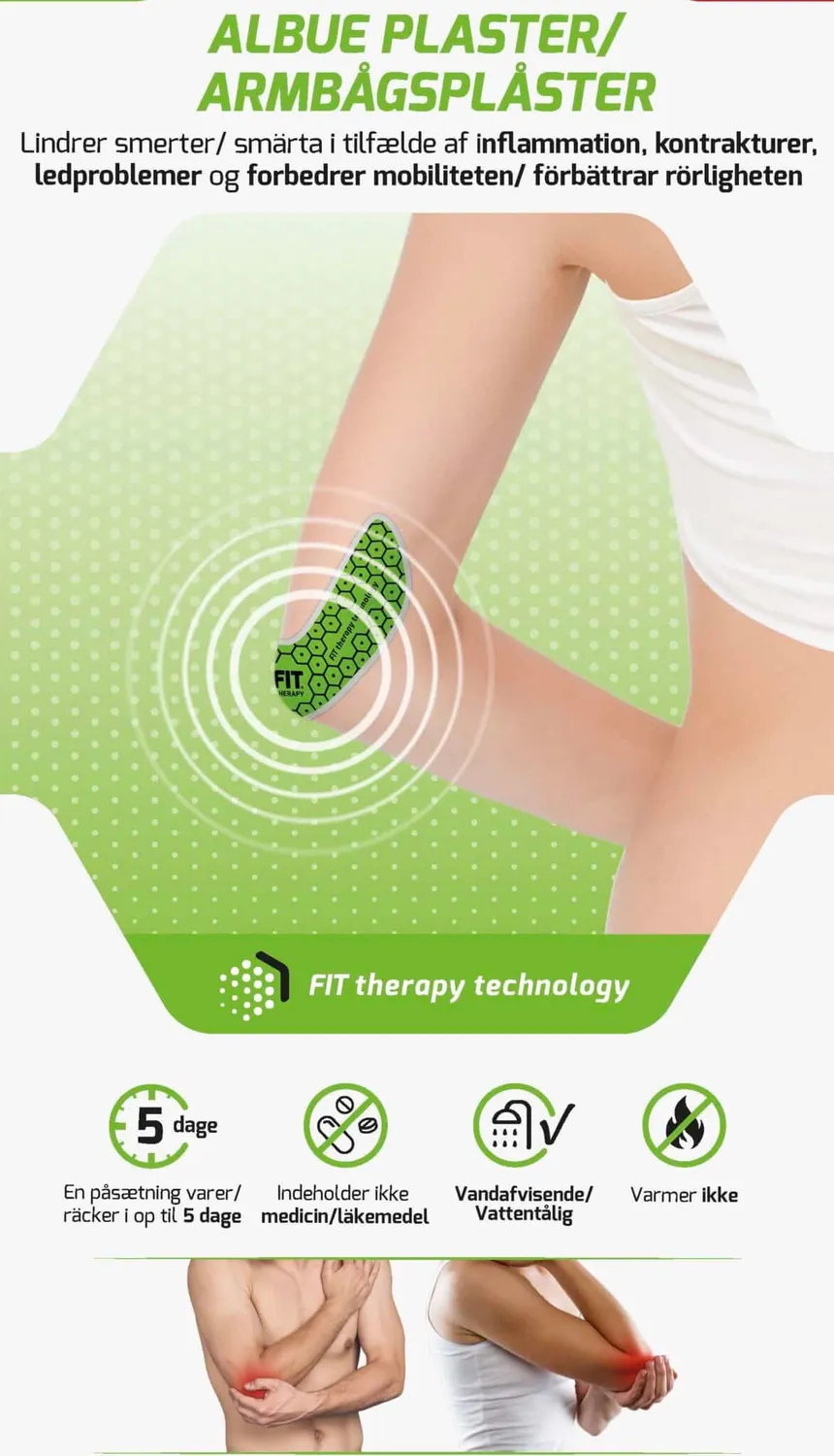FIT Plaster Albue smerteplaster tennisalbue