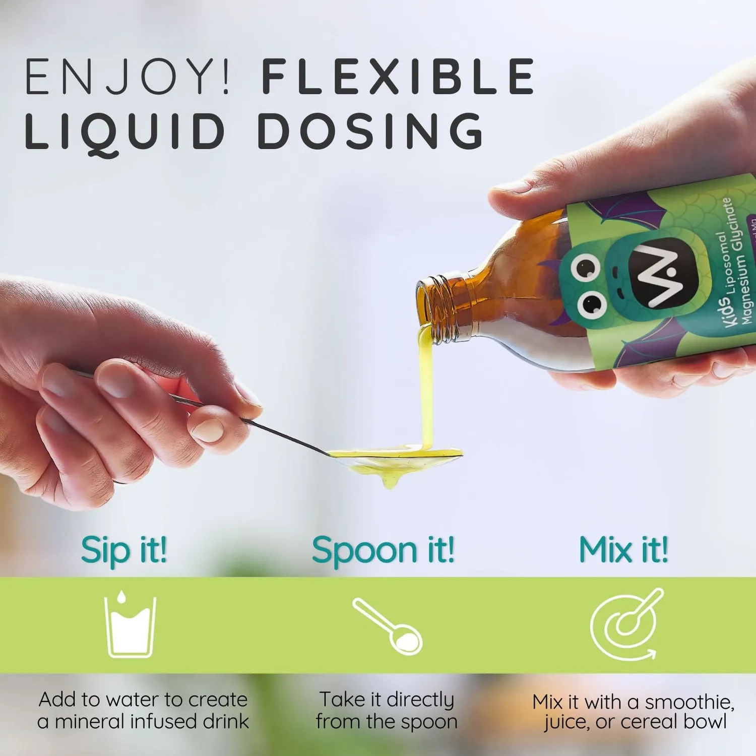 Well. Actually. Kids Magnesium flytende 250 ml eple