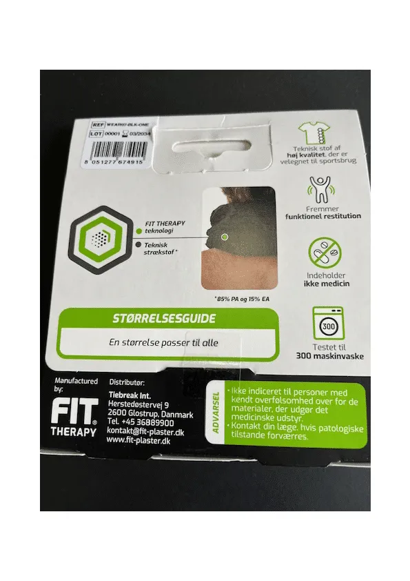 FIT Therapy Halsvarmer Støtte Pustende