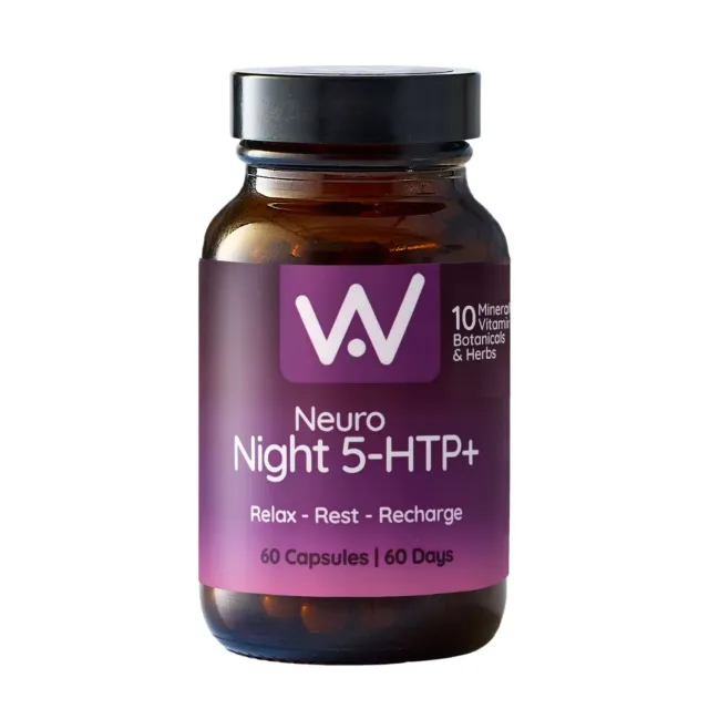 Well Actually Neuro Night 5-HTP+ søvnkapsler 60 stk 10 ingredienser