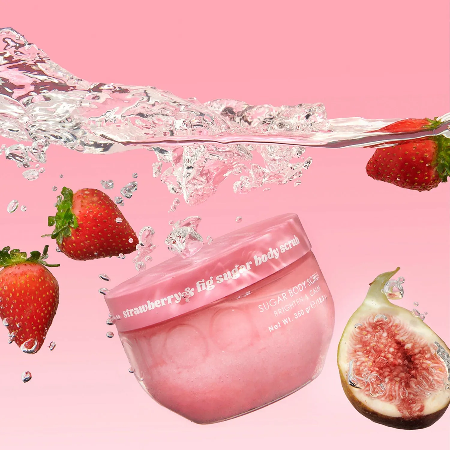 Ciroa Strawberry Fig kroppsskrubb 350 g vegansk