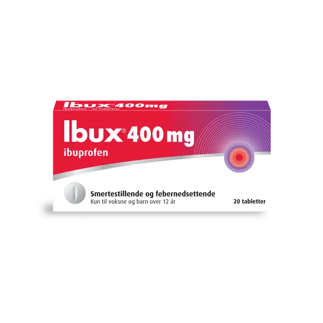 Ibux 400 mg tabletter smertestillende ibuprofen