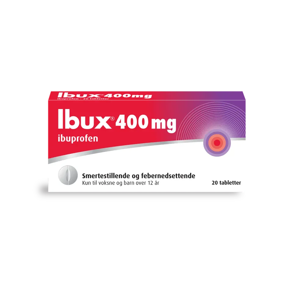 Ibux 400 mg tabletter smertestillende ibuprofen
