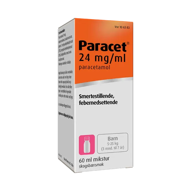 Paracetduo 24 mg/ml mikstur barn febernedsettende