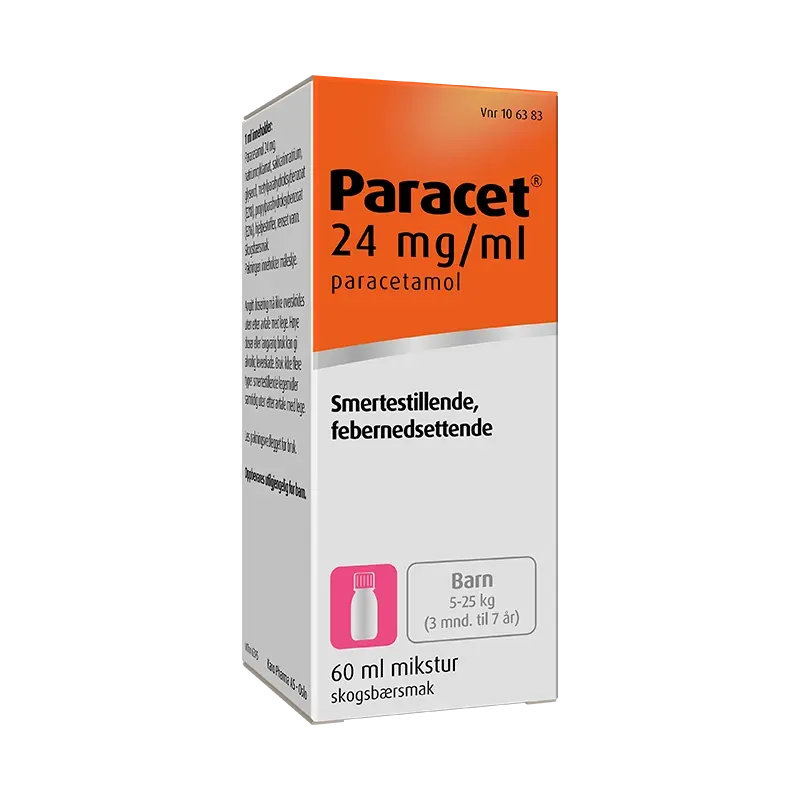 Paracetduo 24 mg/ml mikstur barn febernedsettende