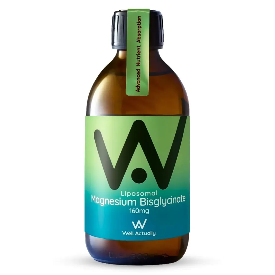 Well Actually Liposomal Magnesium Glycinate 160mg magnesium 250ml