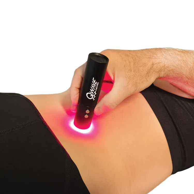 QWave PBM Pro LED Torch blått rødt infrarødt lys punkt