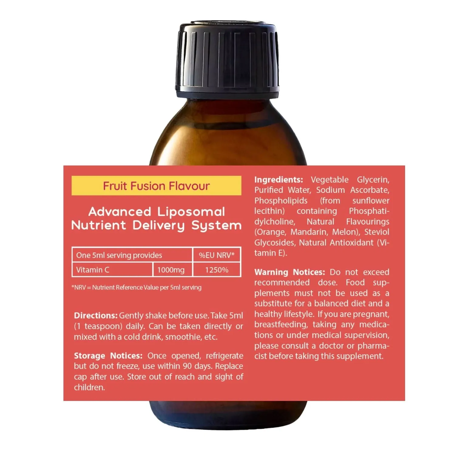 Well Actually Liposomal Vitamin C 1000mg tilskudd 150ml