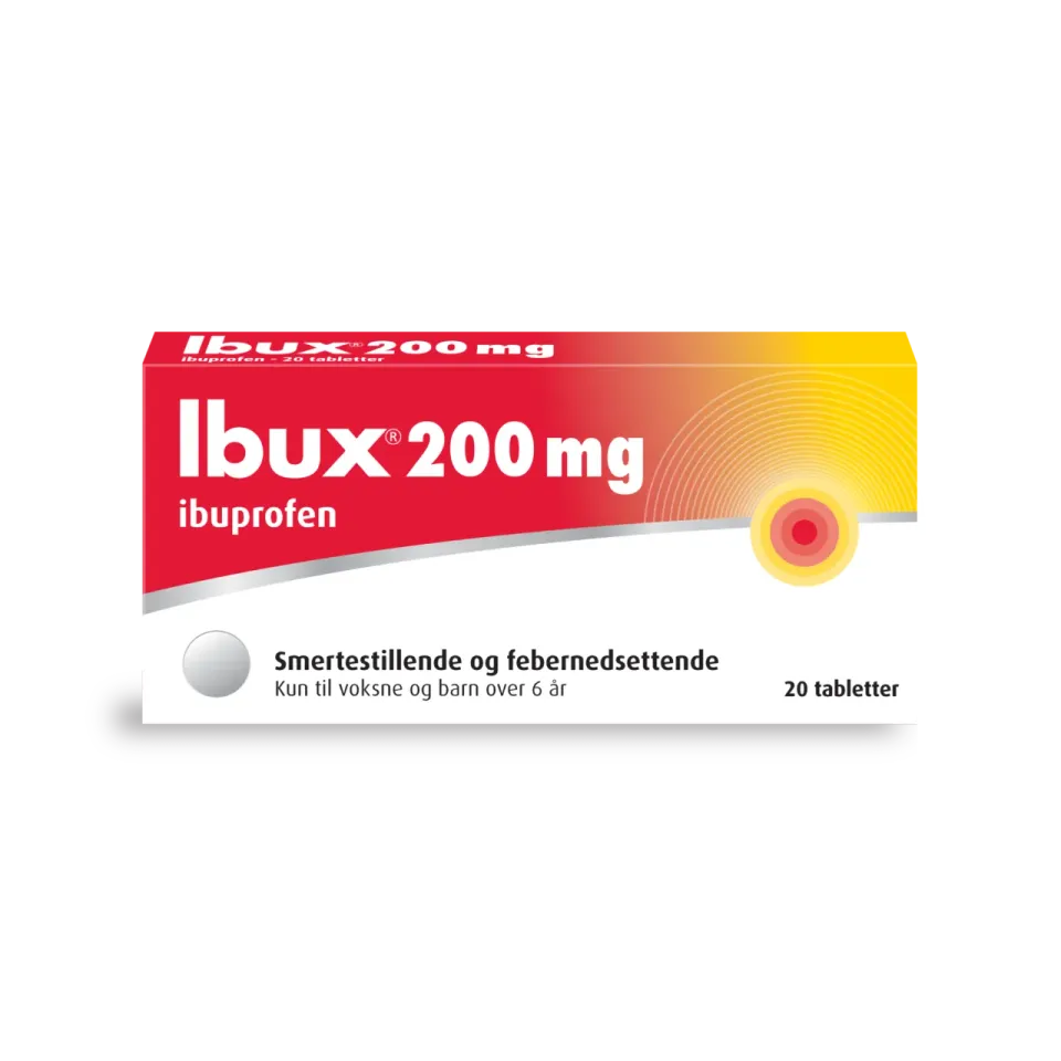 Ibux 200 mg tabletter smertestillende reseptfri